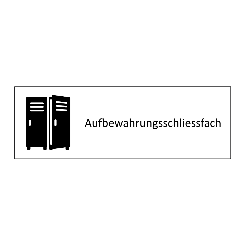 Aufbewahrungsschliessfach