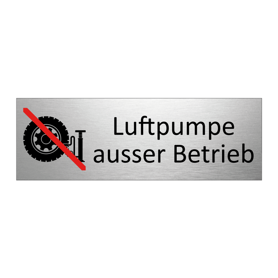 Luftpumpe ausser Betrieb