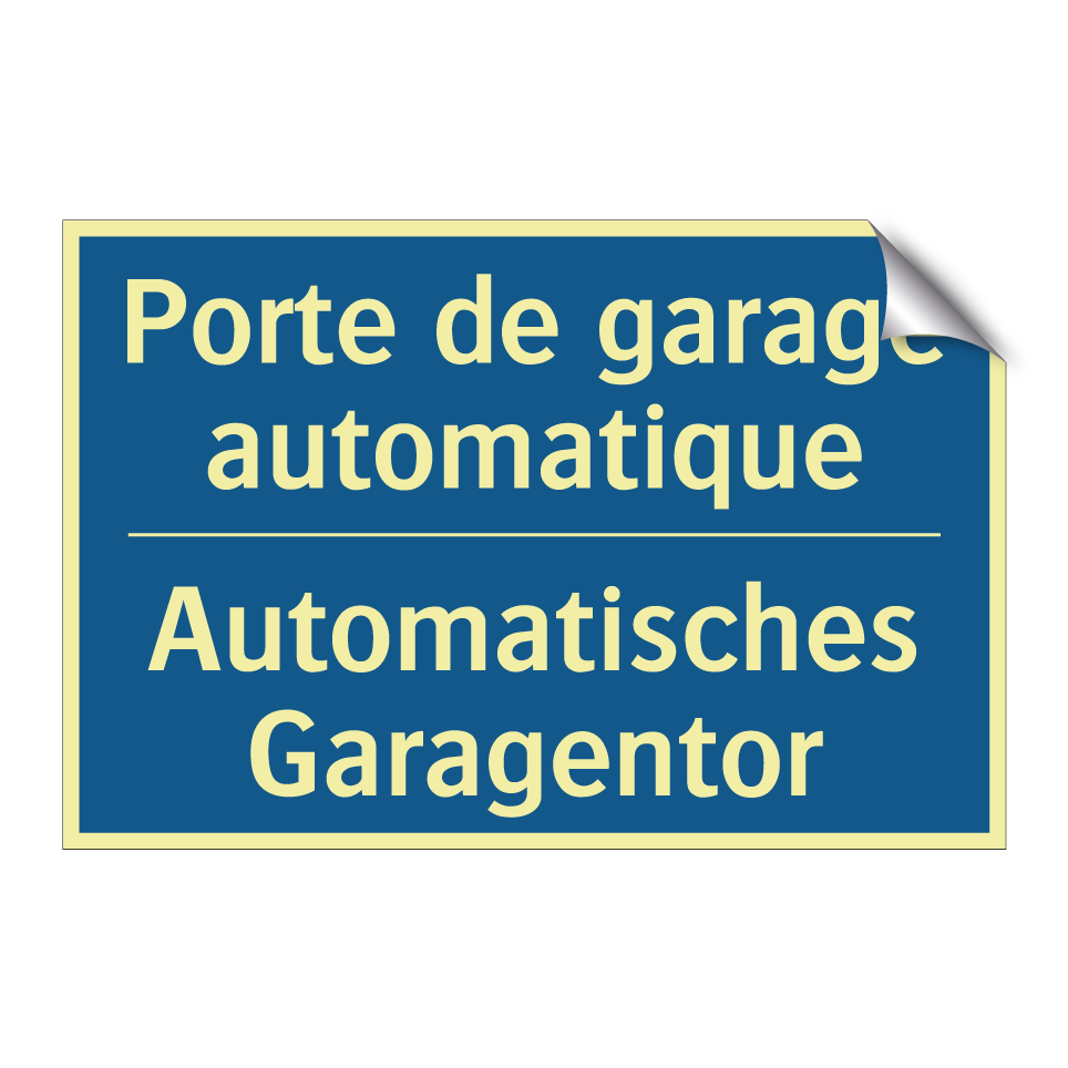 Automatisches Garagentor - Porte de garage automatique