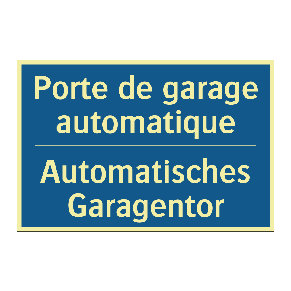 Automatisches Garagentor - Porte de garage automatique