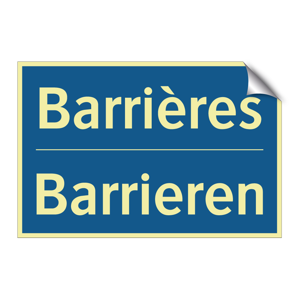 Barrieren - Barrières