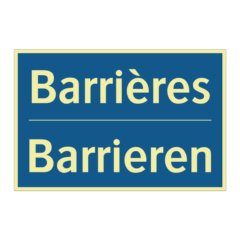 Barrieren - Barrières