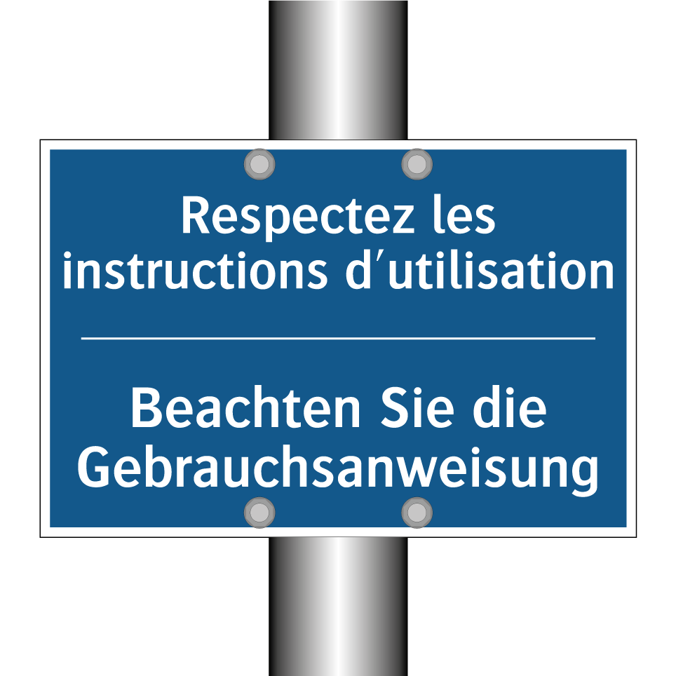Beachten Sie die Gebrauchsanweisung /.../ - Respectez les instructions d'utilisation /.../