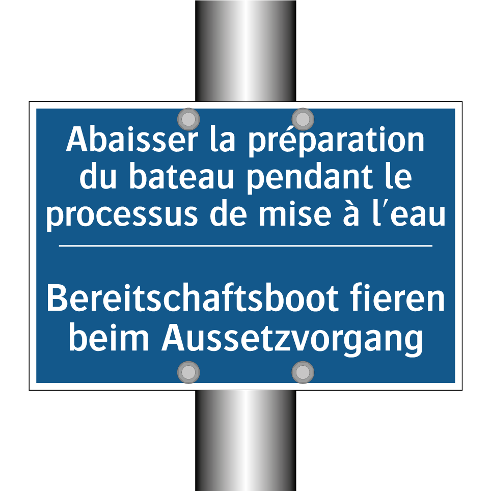 Bereitschaftsboot fieren beim  /.../ - Abaisser la préparation du bateau  /.../