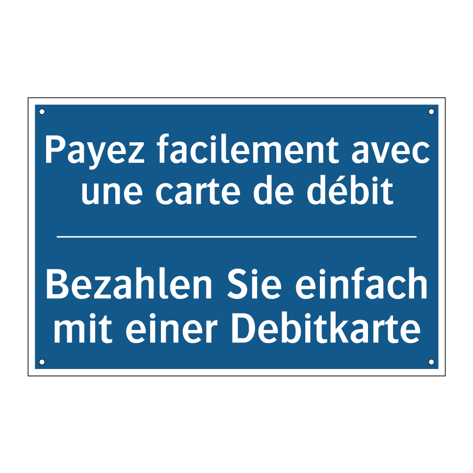 Bezahlen Sie einfach mit einer  /.../ - Payez facilement avec une carte  /.../