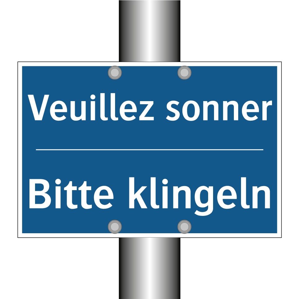 Bitte klingeln - Veuillez sonner