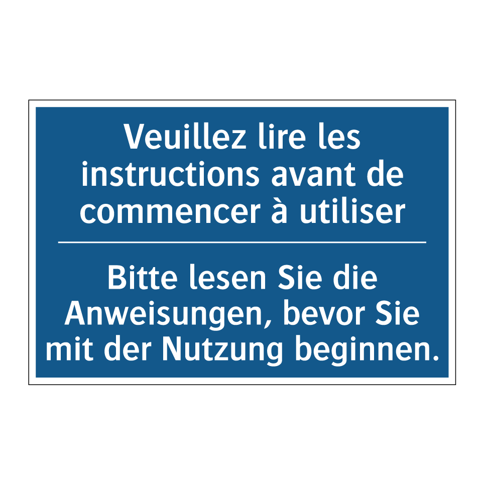 Bitte lesen Sie die Anweisungen,  /.../ - Veuillez lire les instructions  /.../