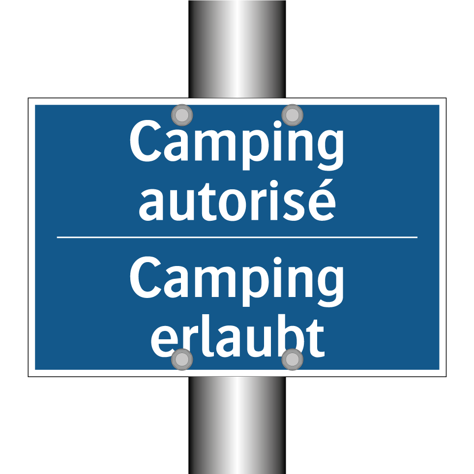 Camping erlaubt - Camping autorisé