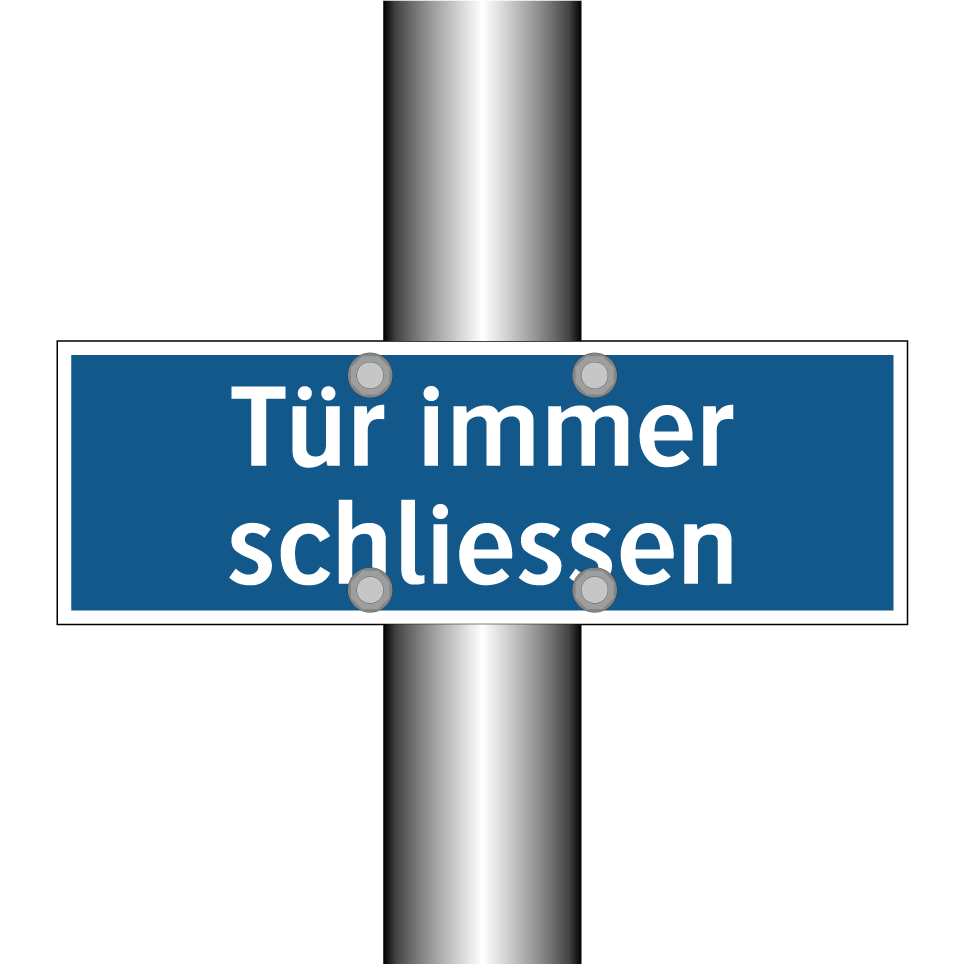 Tür immer schliessen