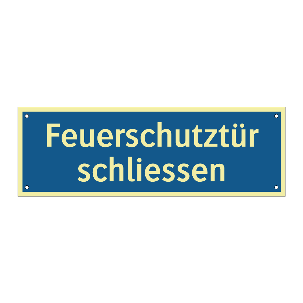Feuerschutztür schliessen