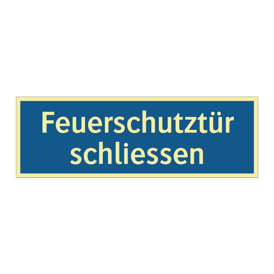 Feuerschutztür schliessen