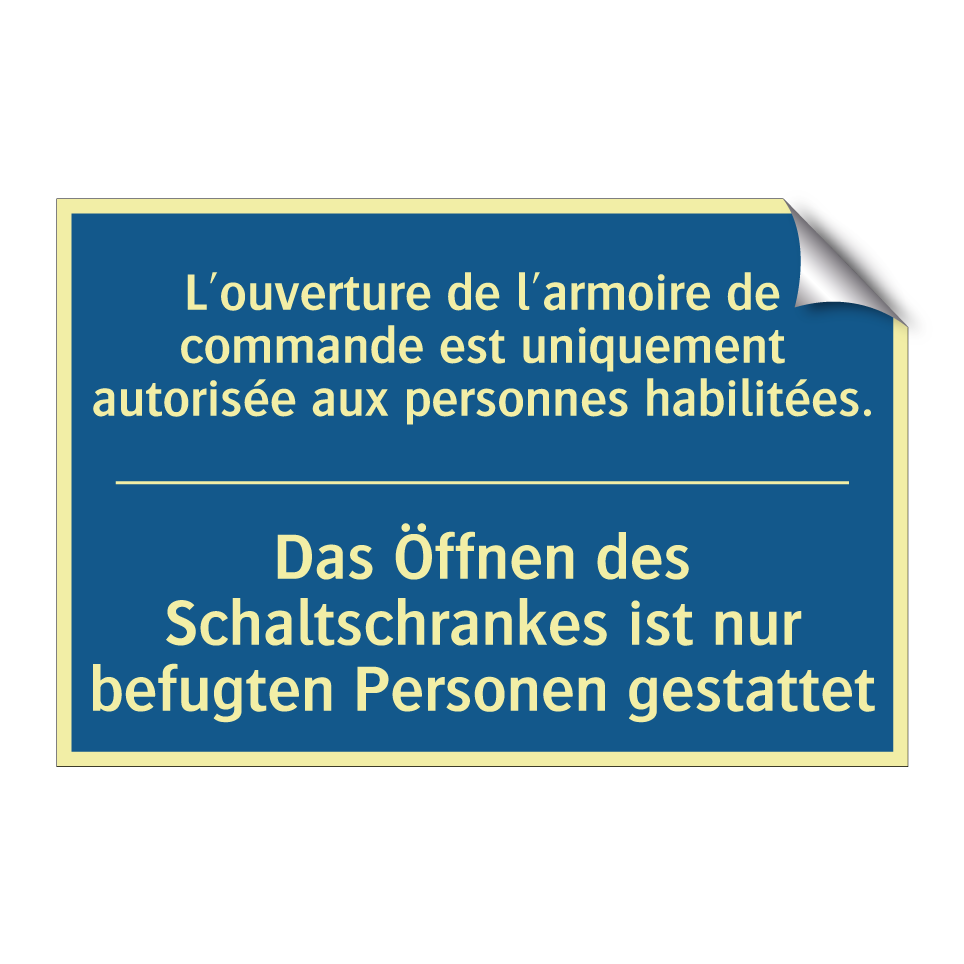 Das Öffnen des Schaltschrankes  /.../ - L'ouverture de l'armoire de commande  /.../