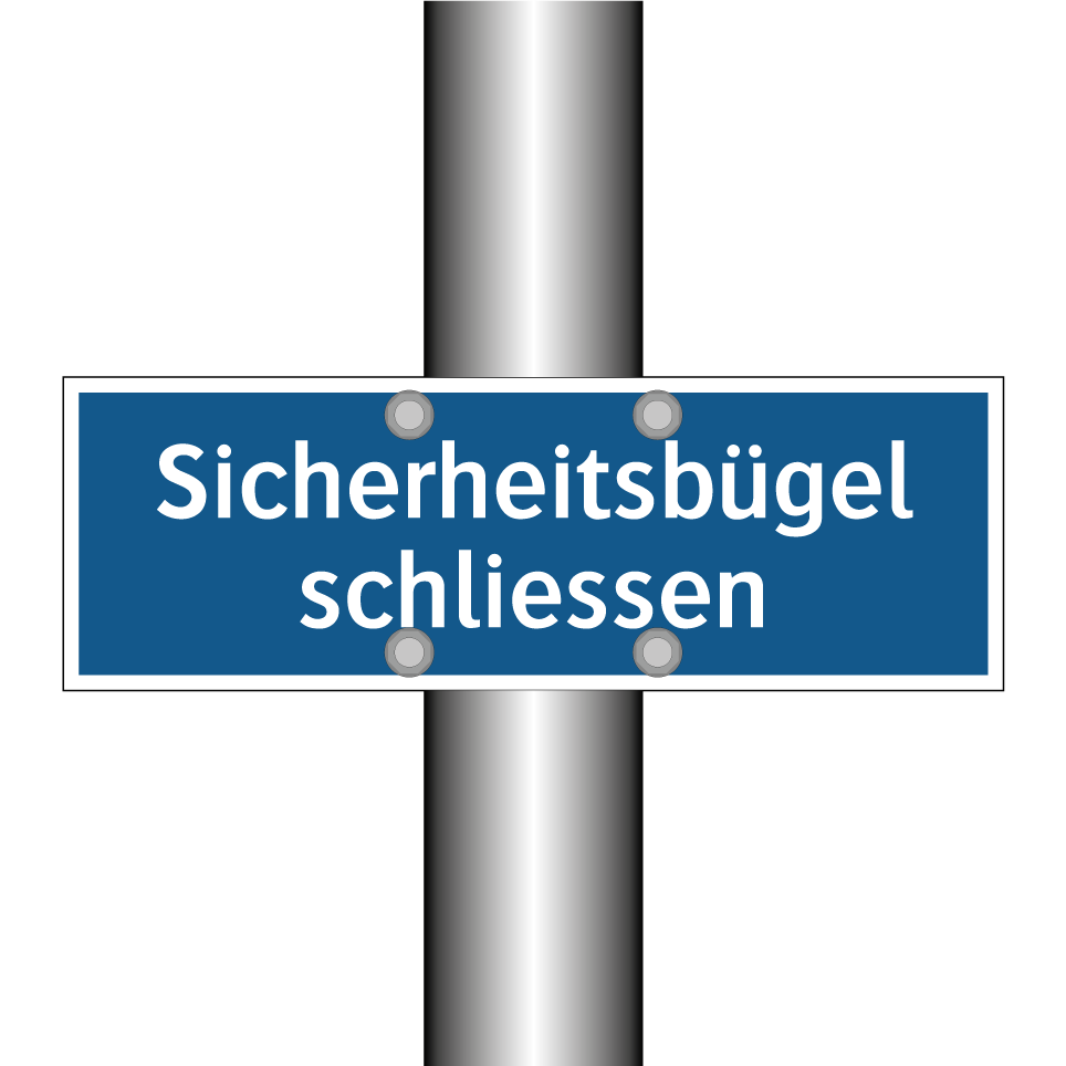 Sicherheitsbügel schliessen