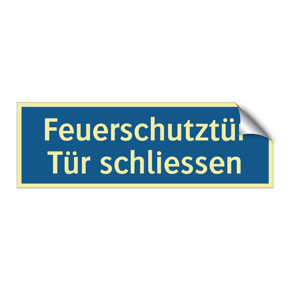 Feuerschutztür Tür schliessen
