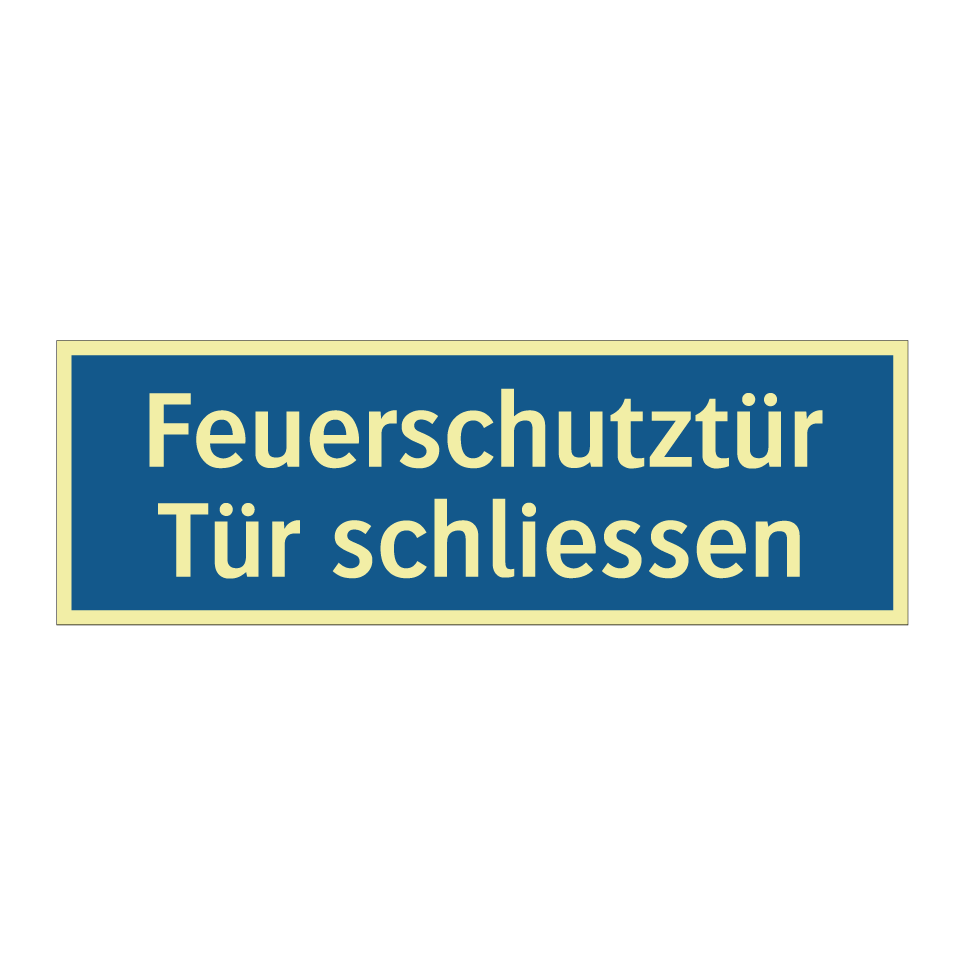 Feuerschutztür Tür schliessen