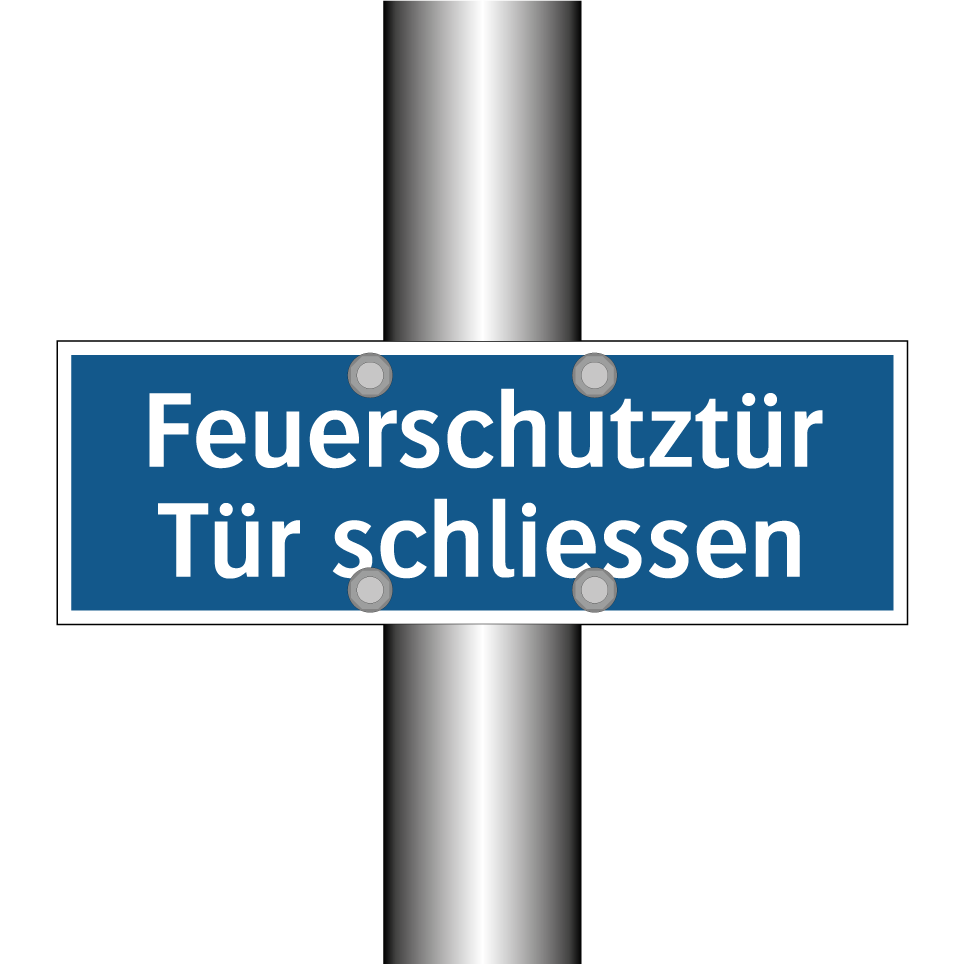 Feuerschutztür Tür schliessen