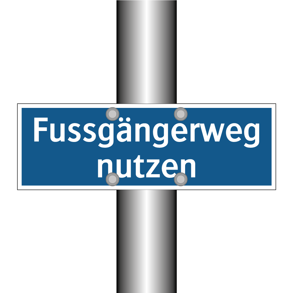 Fussgängerweg nutzen
