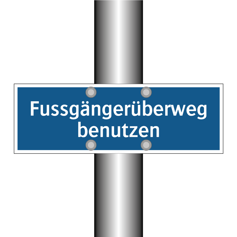 Fussgängerüberweg benutzen