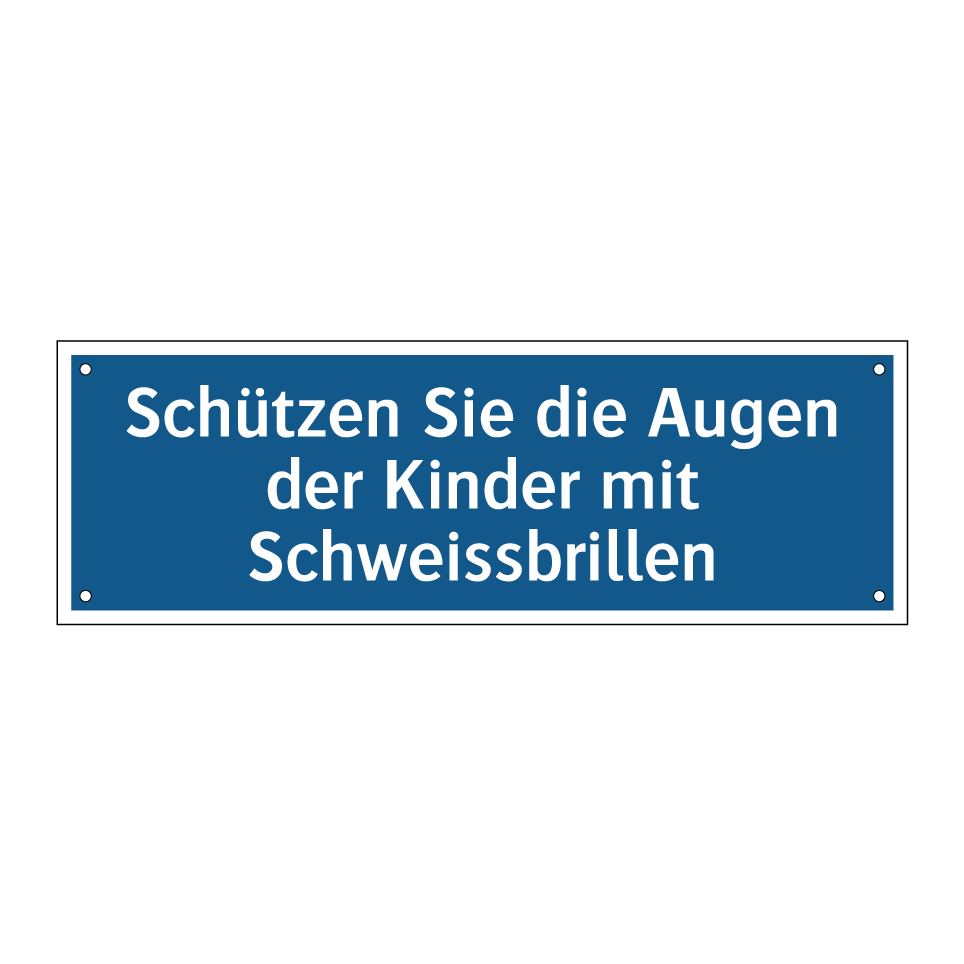 Schützen Sie die Augen der Kinder mit Schweissbrillen