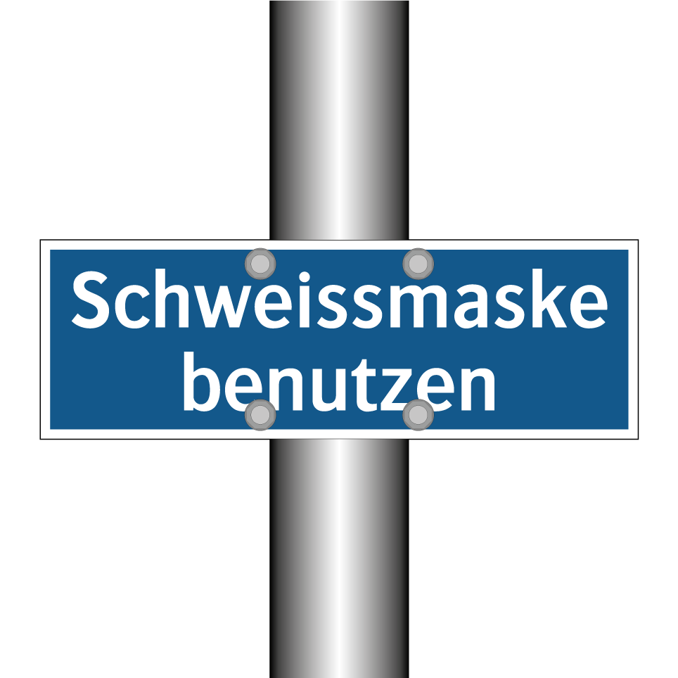 Schweissmaske benutzen