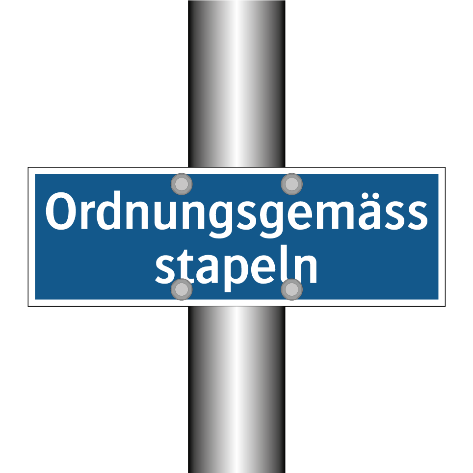 Ordnungsgemäss stapeln
