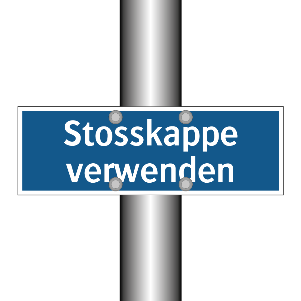 Stosskappe verwenden