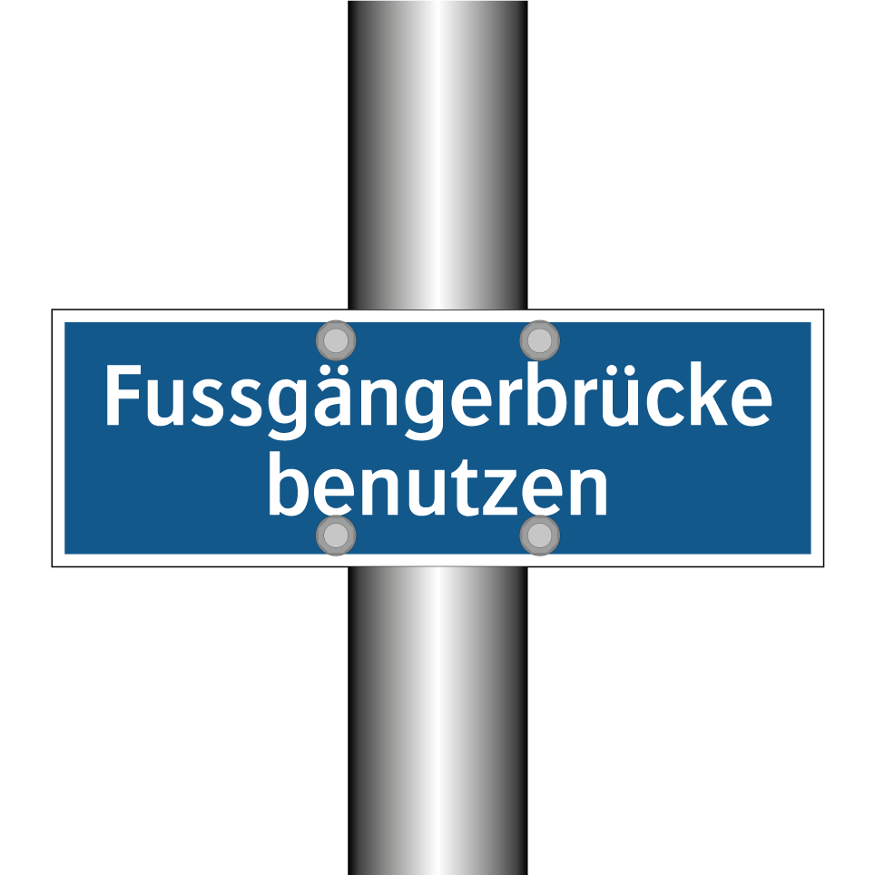 Fussgängerbrücke benutzen