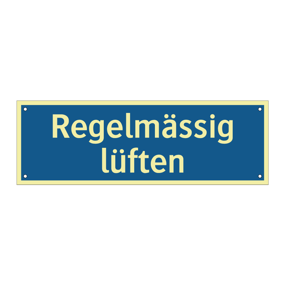 Regelmässig lüften