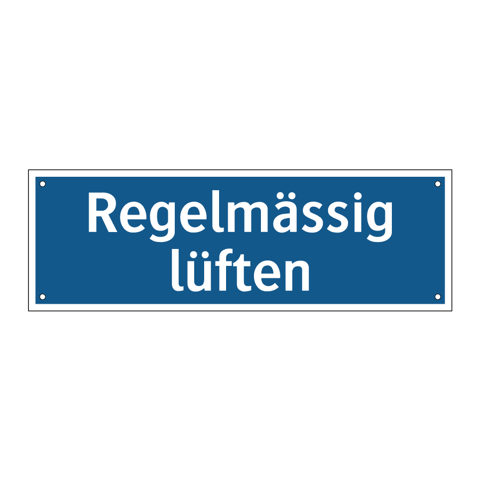 Regelmässig lüften