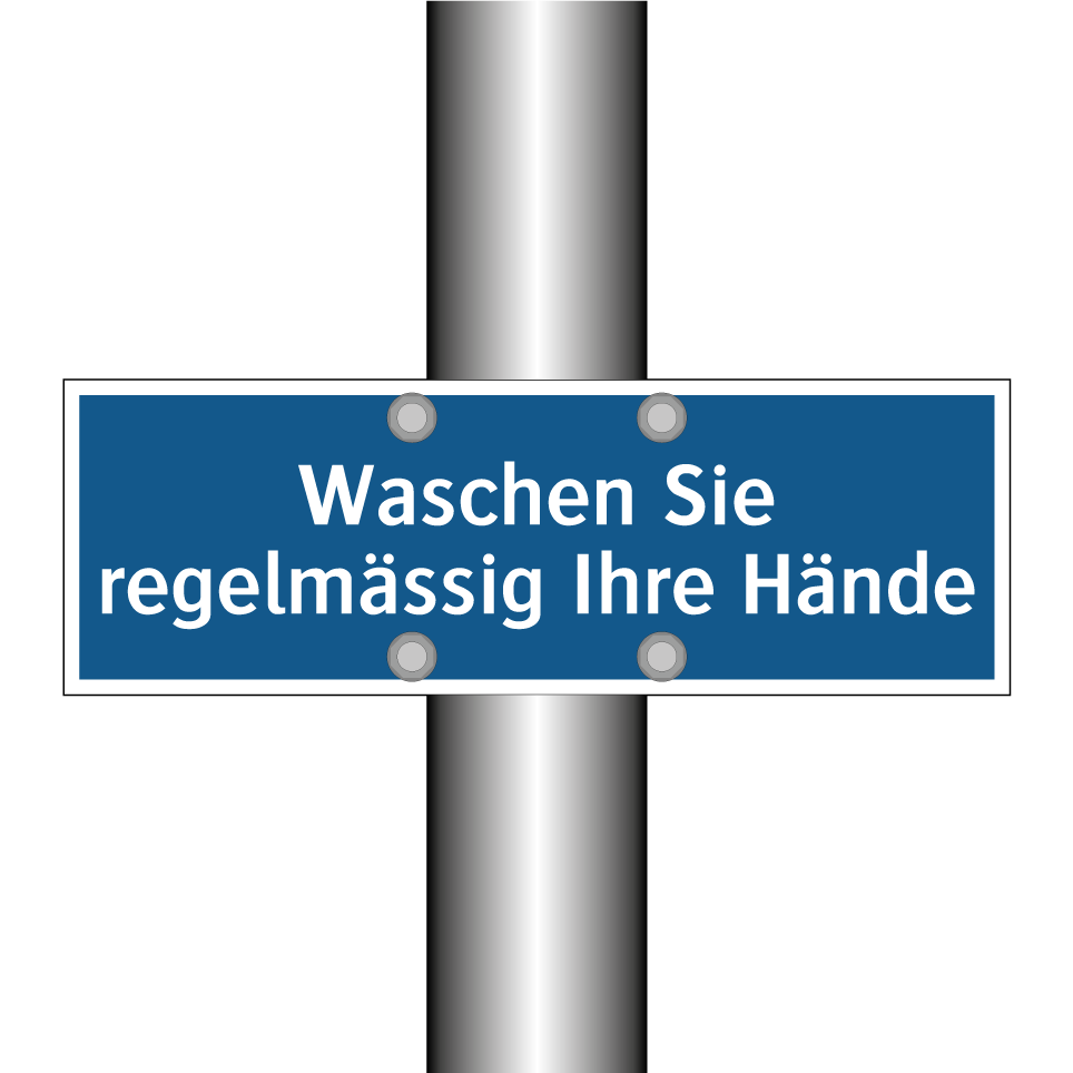 Waschen Sie regelmässig Ihre Hände