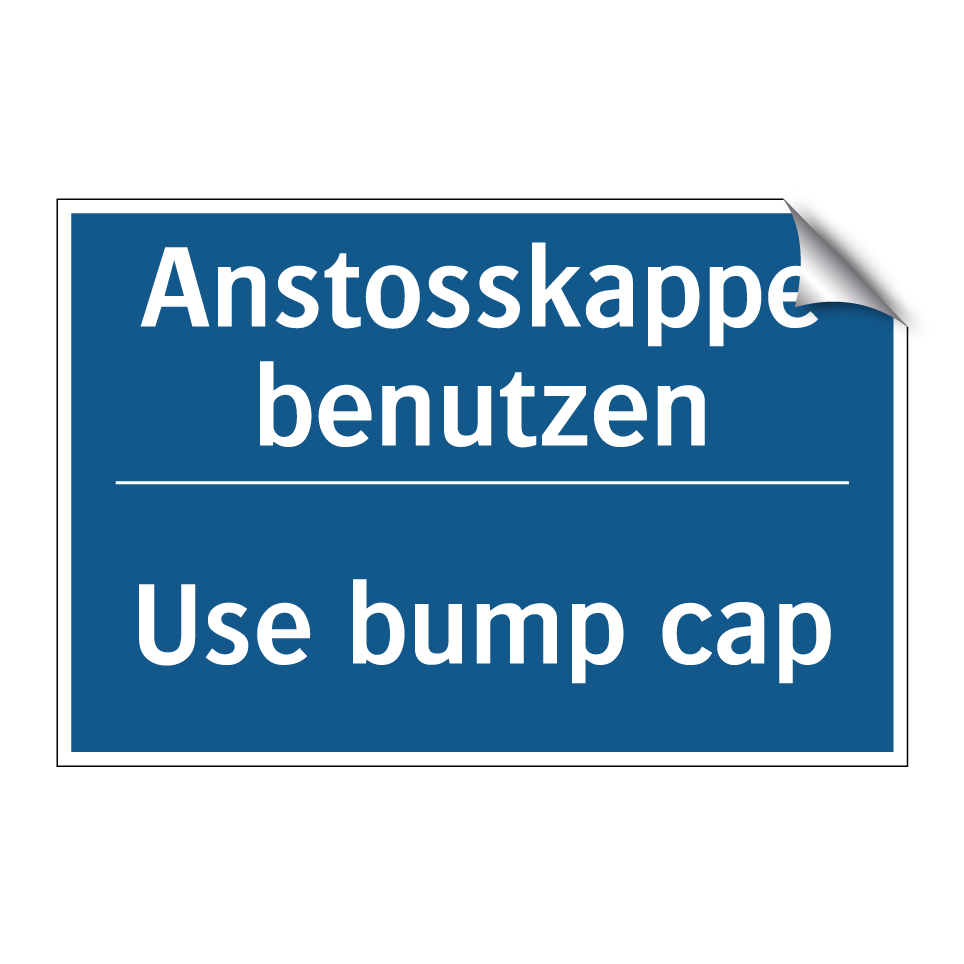Anstosskappe benutzen - Use bump cap