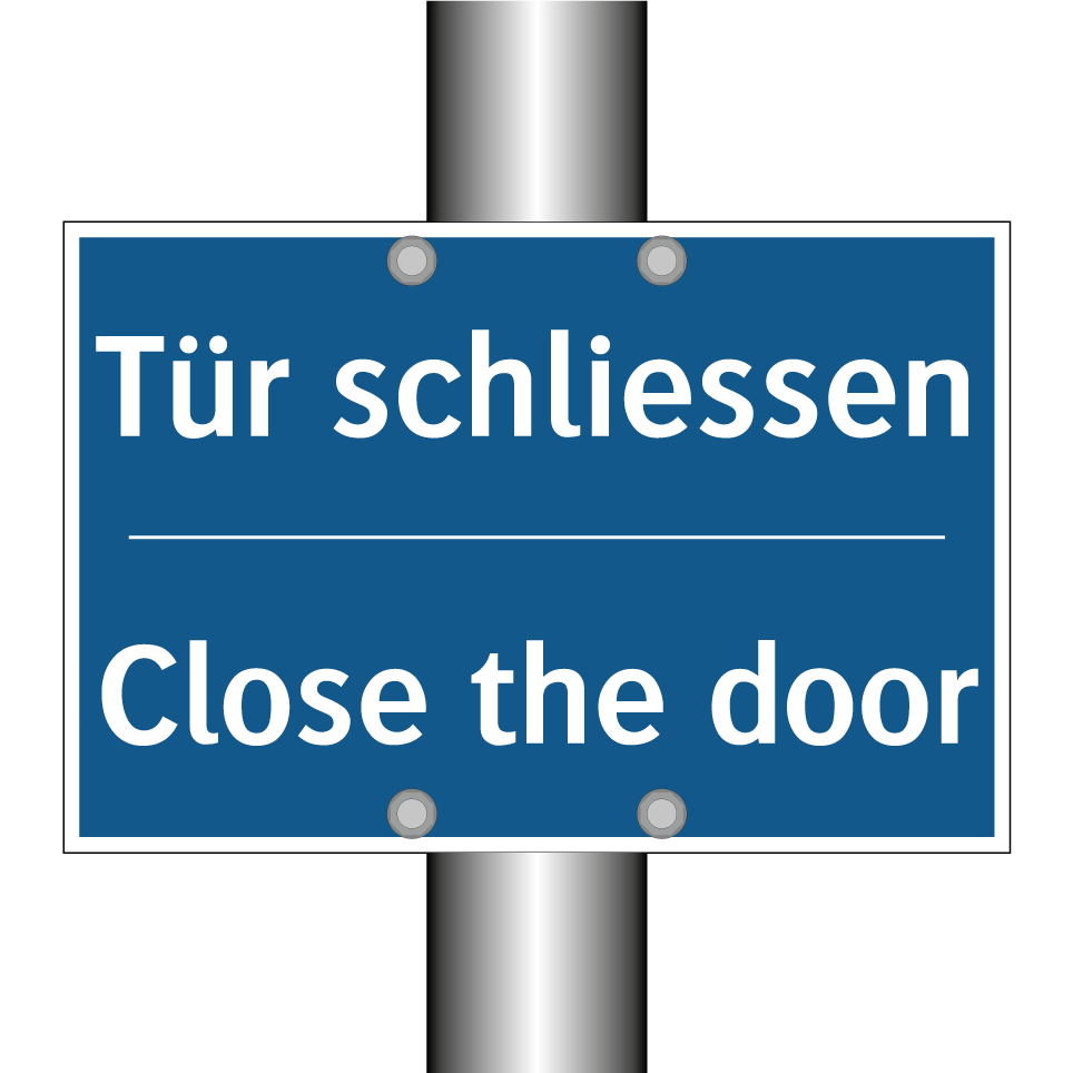 Tür schliessen - Close the door