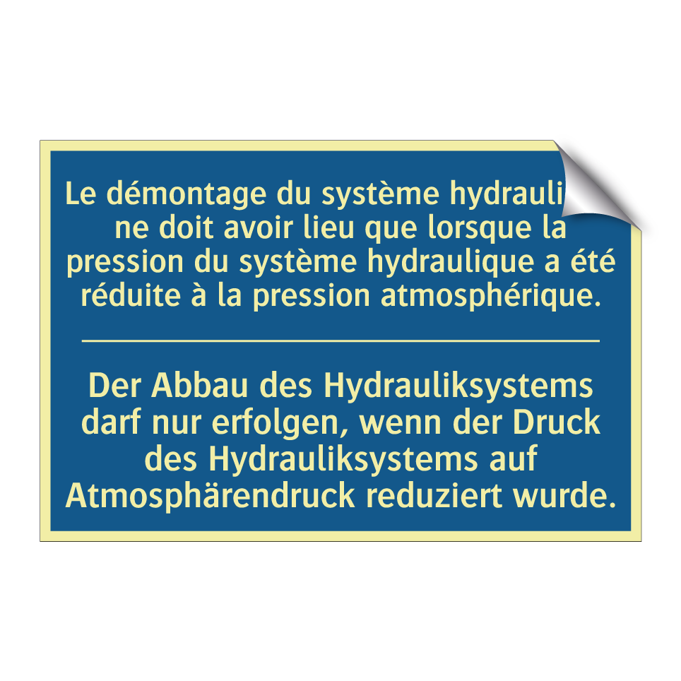 Der Abbau des Hydrauliksystems  /.../ - Le démontage du système hydraulique  /.../