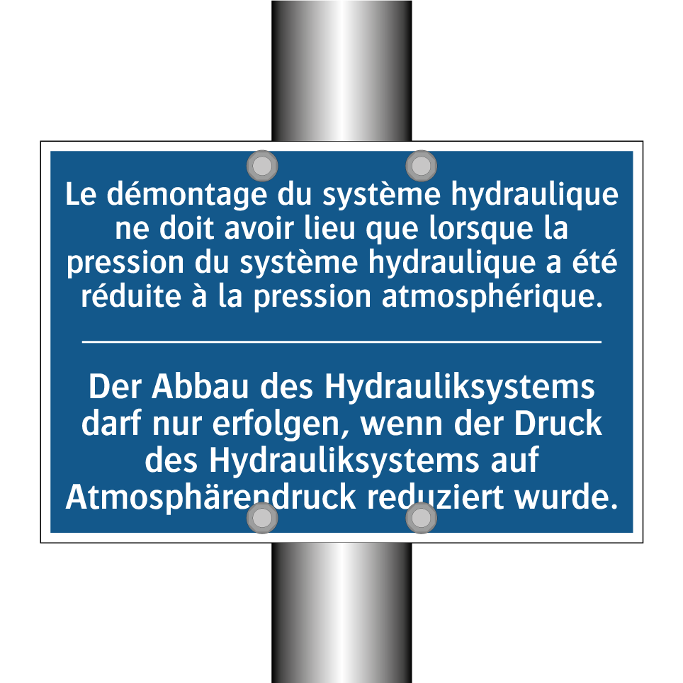 Der Abbau des Hydrauliksystems  /.../ - Le démontage du système hydraulique  /.../