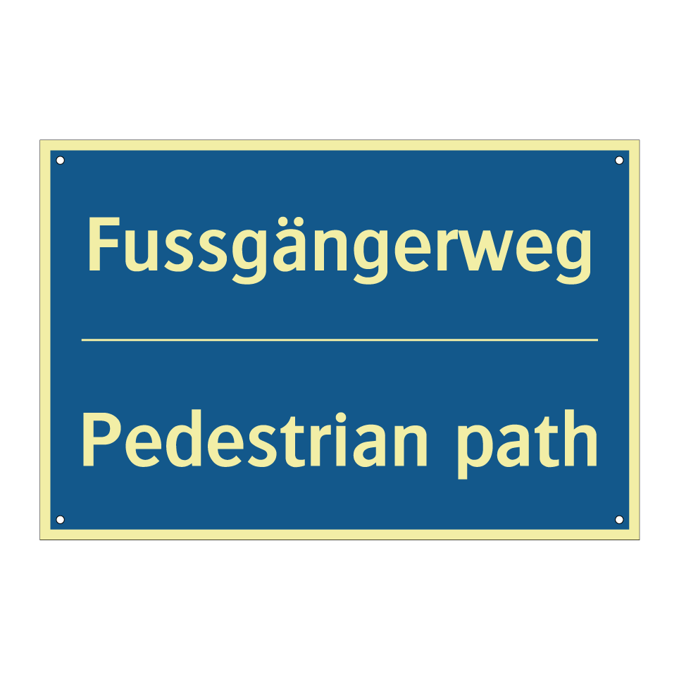 Fussgängerweg - Pedestrian path