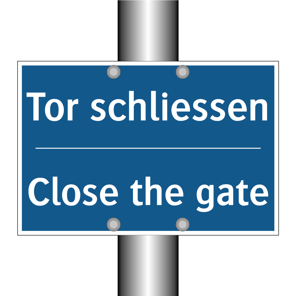 Tor schliessen - Close the gate