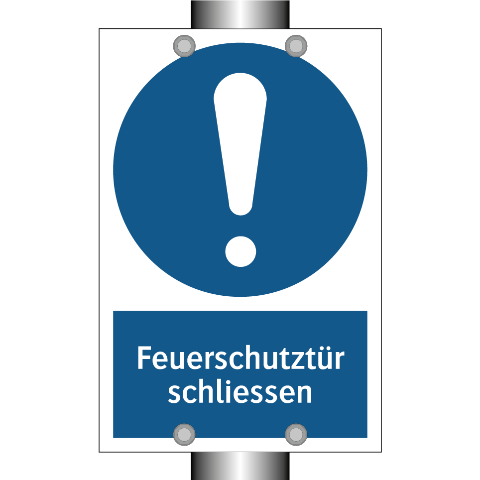 Feuerschutztür schliessen
