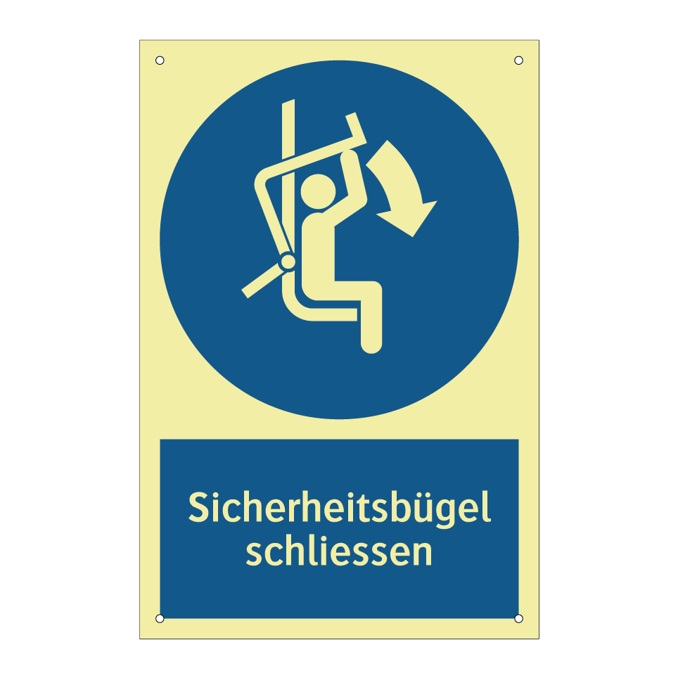 Sicherheitsbügel schliessen