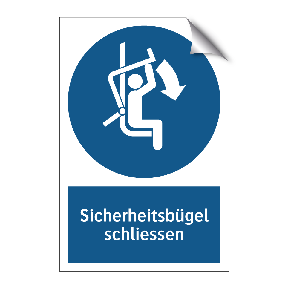 Sicherheitsbügel schliessen