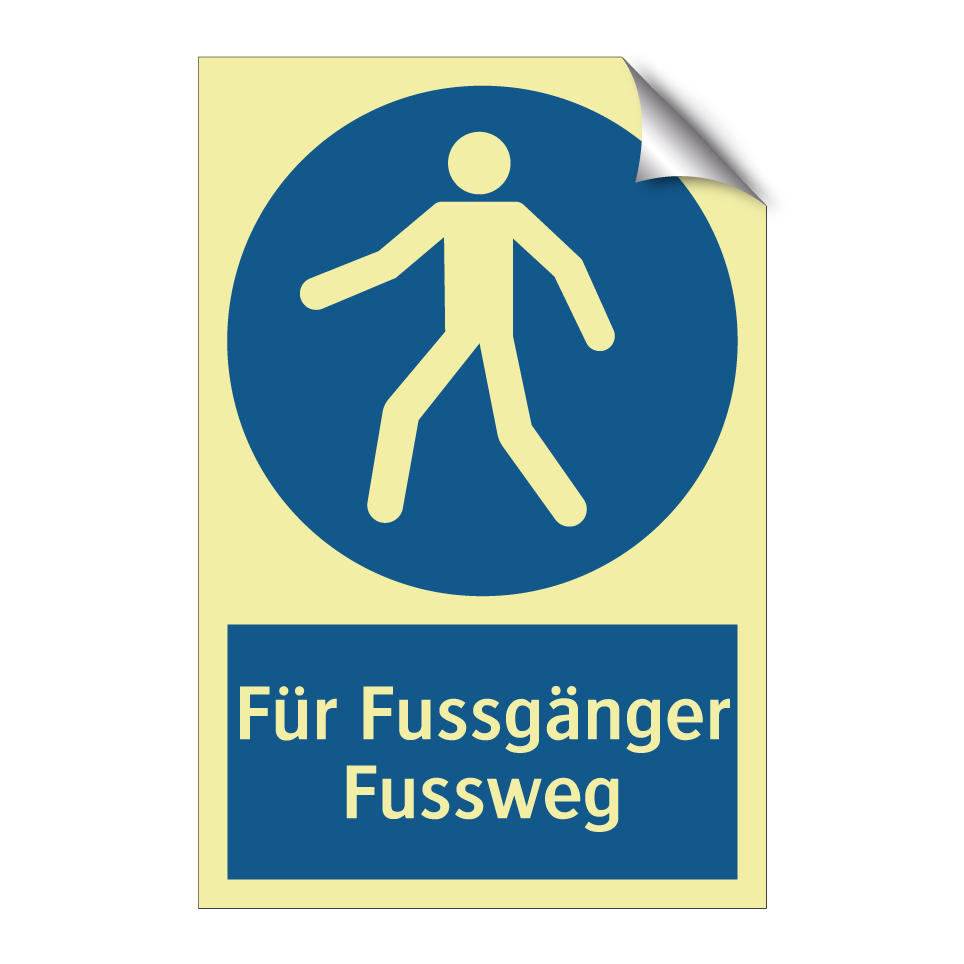 Für Fussgänger Fussweg