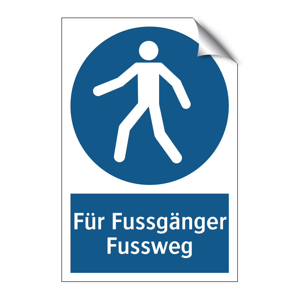 Für Fussgänger Fussweg