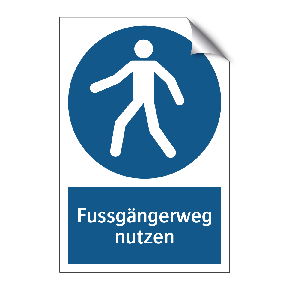 Fussgängerweg nutzen