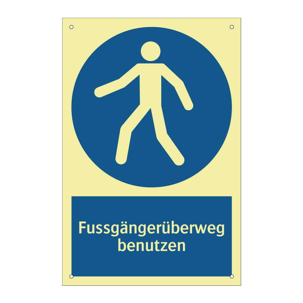 Fussgängerüberweg benutzen