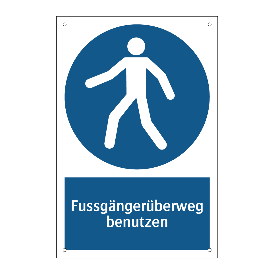 Fussgängerüberweg benutzen