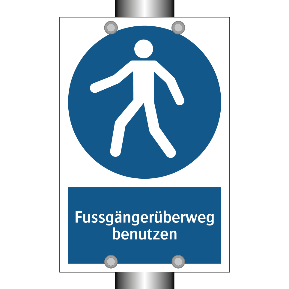 Fussgängerüberweg benutzen