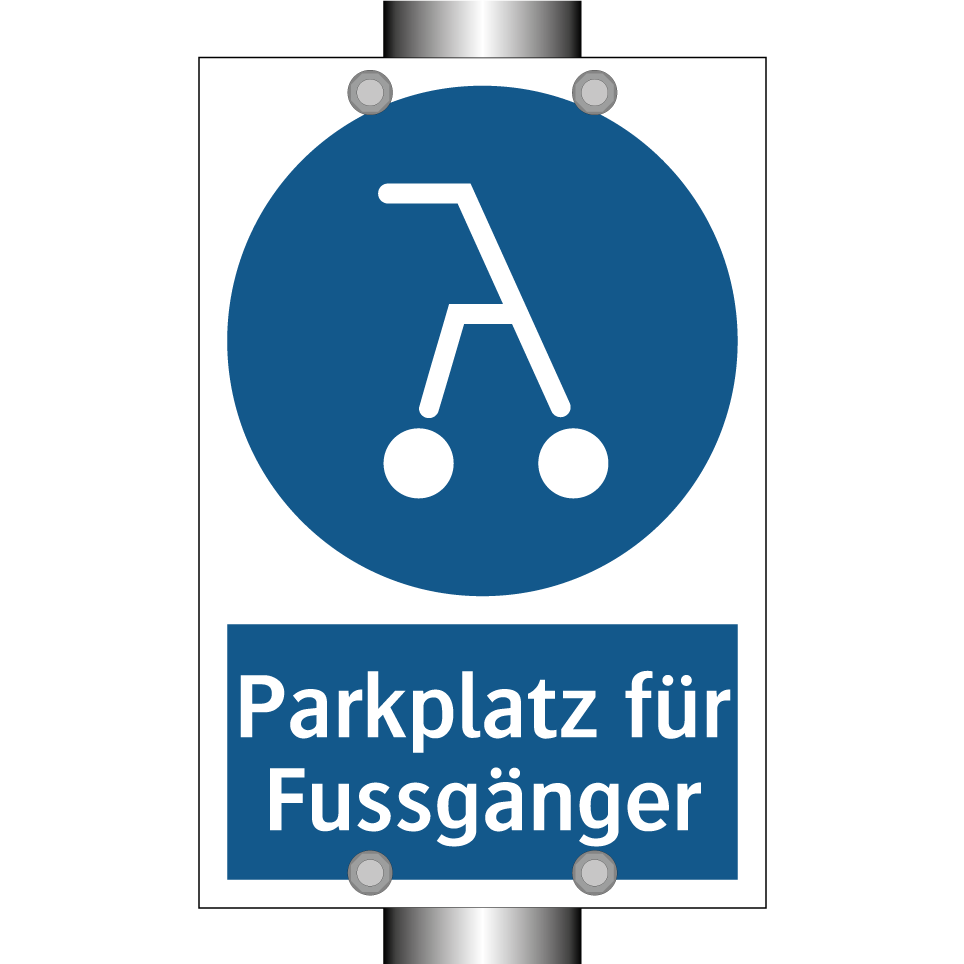 Parkplatz für Fussgänger