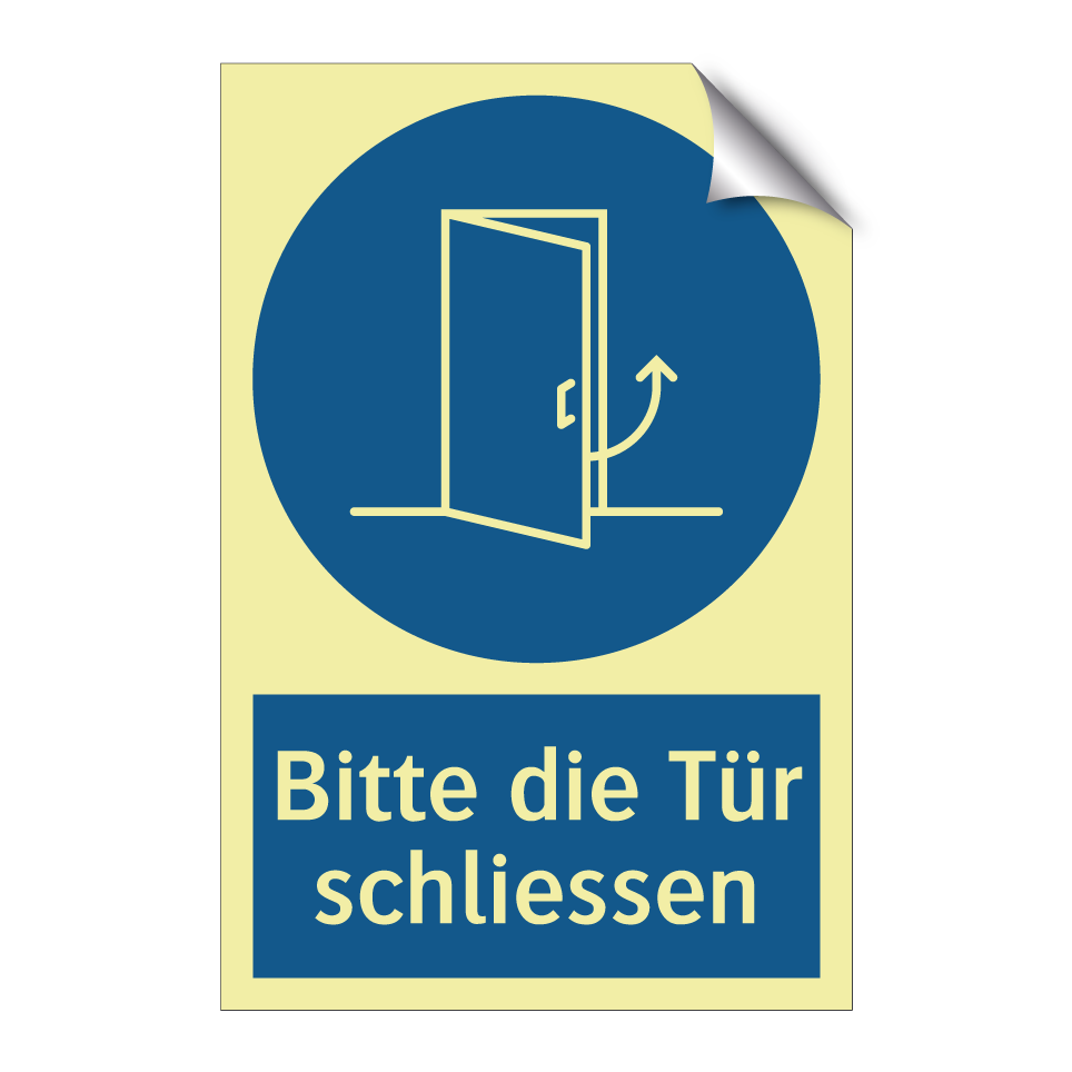 Bitte die Tür schliessen