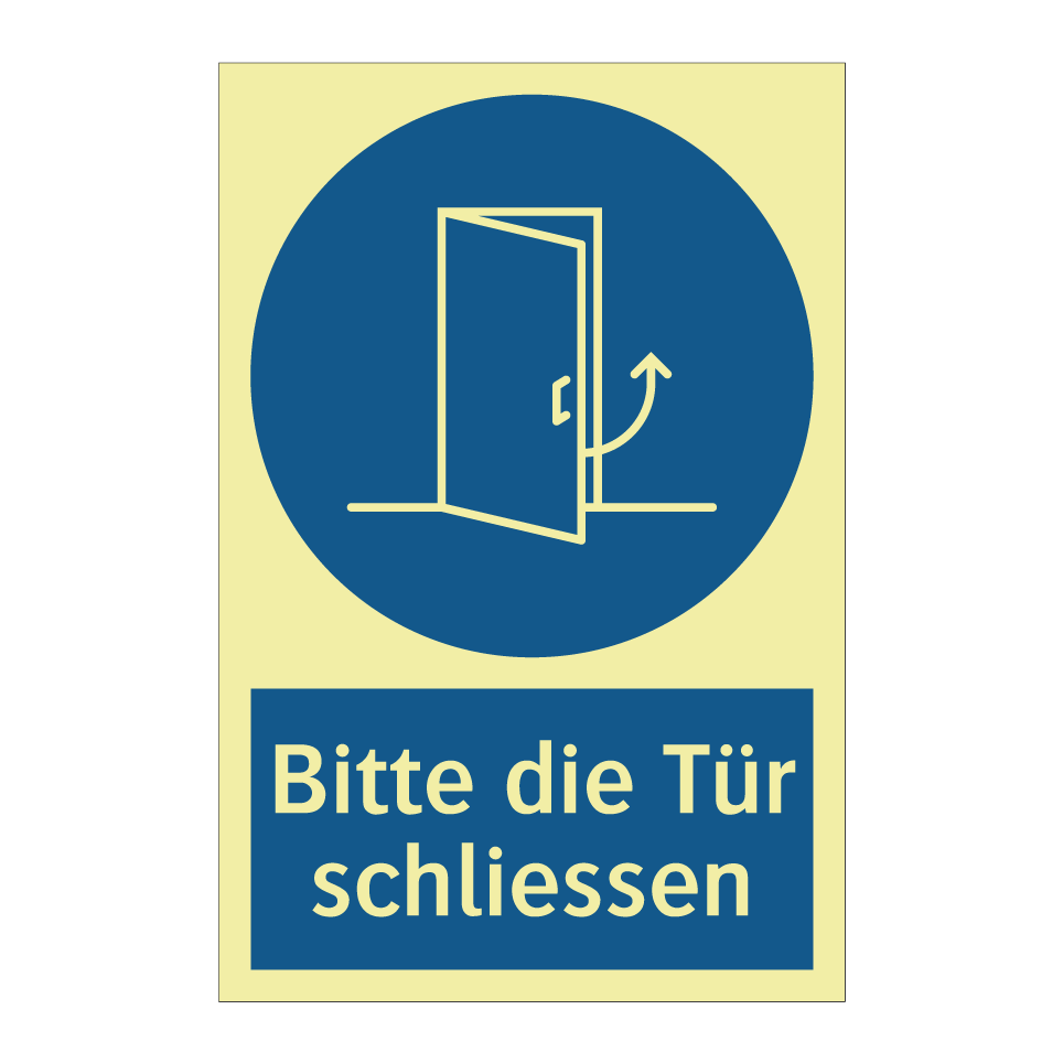 Bitte die Tür schliessen