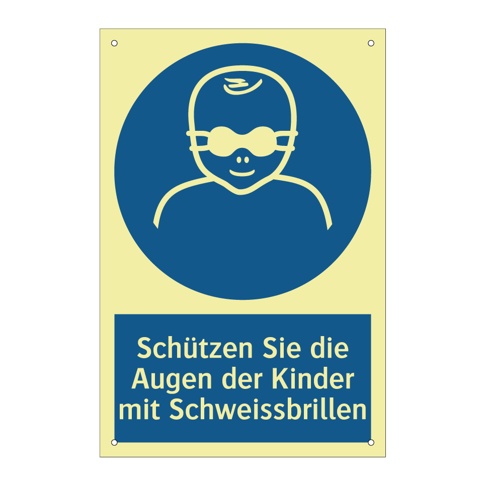 Schützen Sie die Augen der Kinder mit Schweissbrillen