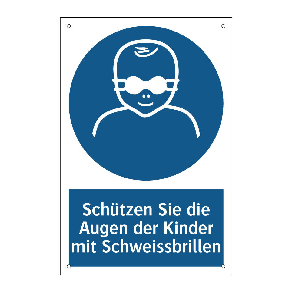 Schützen Sie die Augen der Kinder mit Schweissbrillen